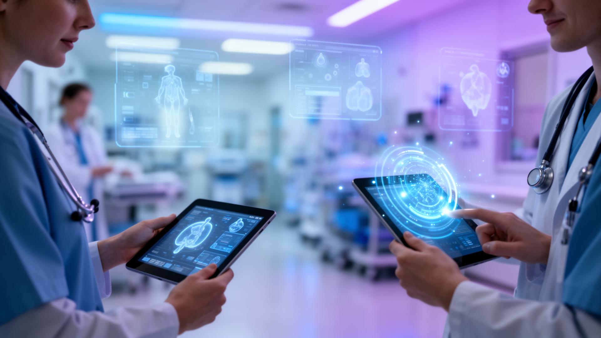 Glowing AI neural network powering Patheown CRM for home health and behavioral health businesses